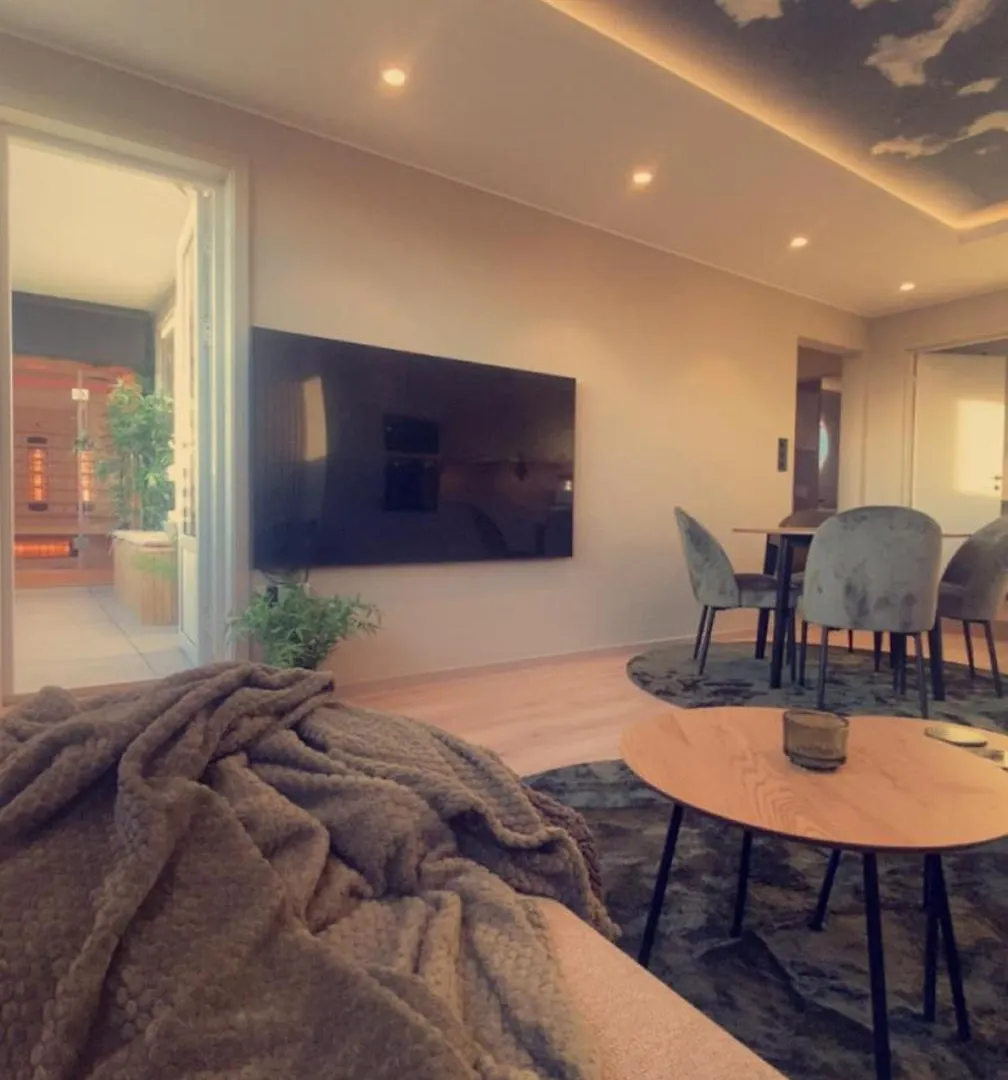 Penthouse Apartment With Sauna, Balcony And Free Coffe Bergen